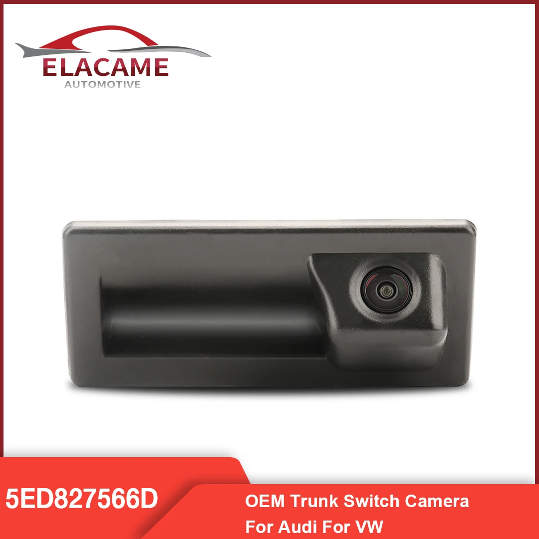 

OEM 5ED827566D CVBS Trunk Handle Switch Reverse Camera for VW MIB Radio RCD360 RCD330 for Audi Rear View Camera Trunk handle