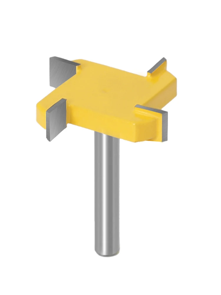 Imagem -02 - tipo t Slotting Cutter Ferramenta para Madeira Bits Roteador para Madeira Industrial Grade Fresa Edge mm 6.35 mm mm Shank 1pc