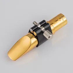 Saxofón Alto Soprano Tenor profesional de alta calidad, boquilla de Metal chapada en oro, piezas, tamaño de accesorios, DG de Estados Unidos