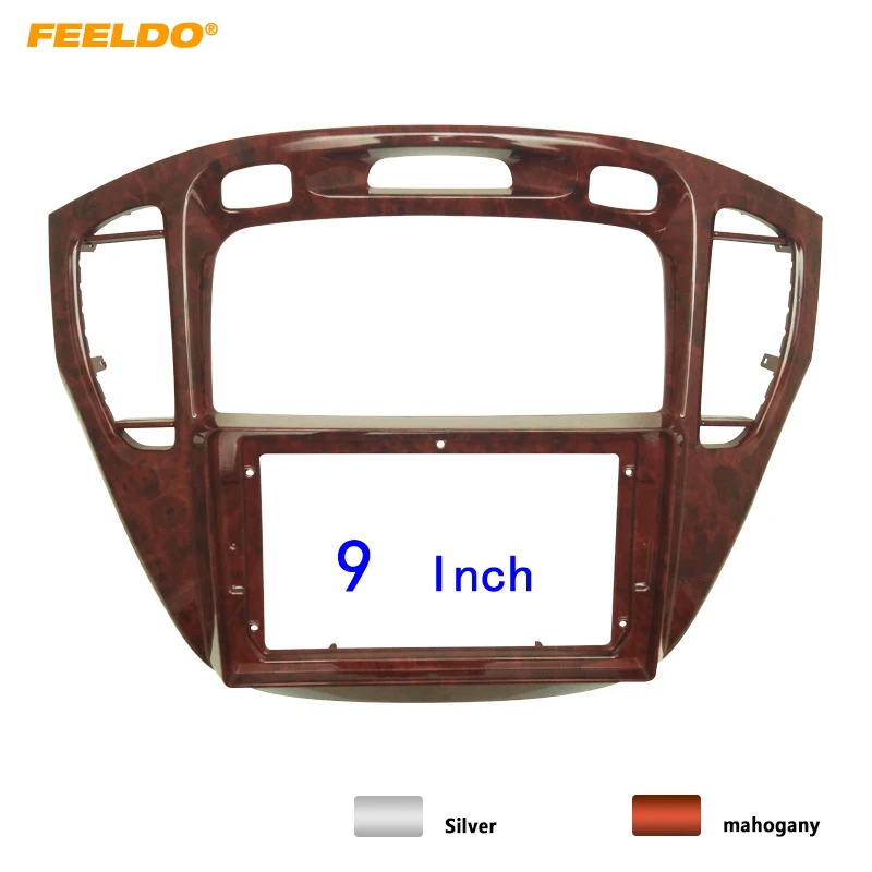 FEELDO Car Audio Fascia Frame Adapter For Toyota Highlander 9