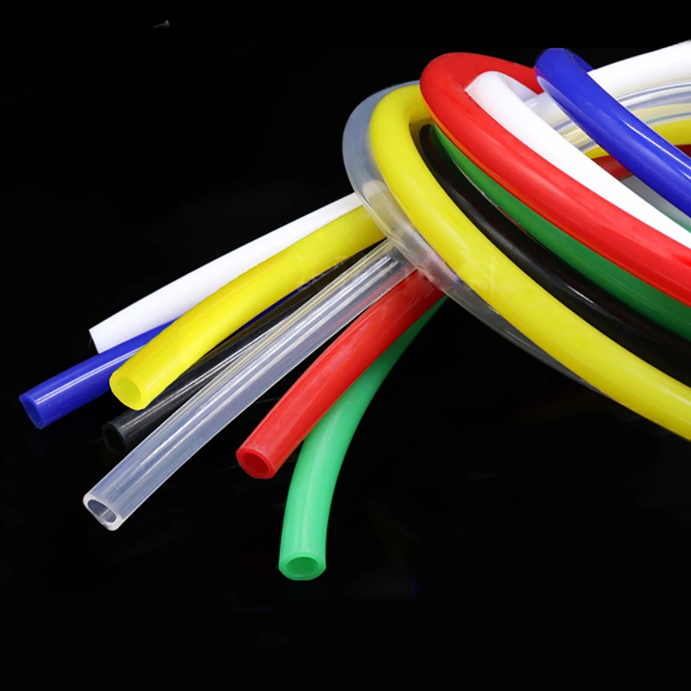 

Silicone Flexible Tube Food Safe High Temperature ID 8mm OD 10mm Soft Hose Pipe Tube Catheter White Black Red Yellow Green Blue