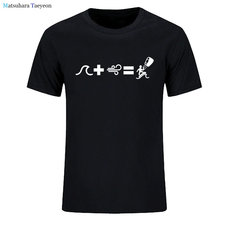 面白いカイトtシャツクリエイティブカイトtシャツトップスマンコットン半袖メンズサーフィンパラシュートギフトtシャツ