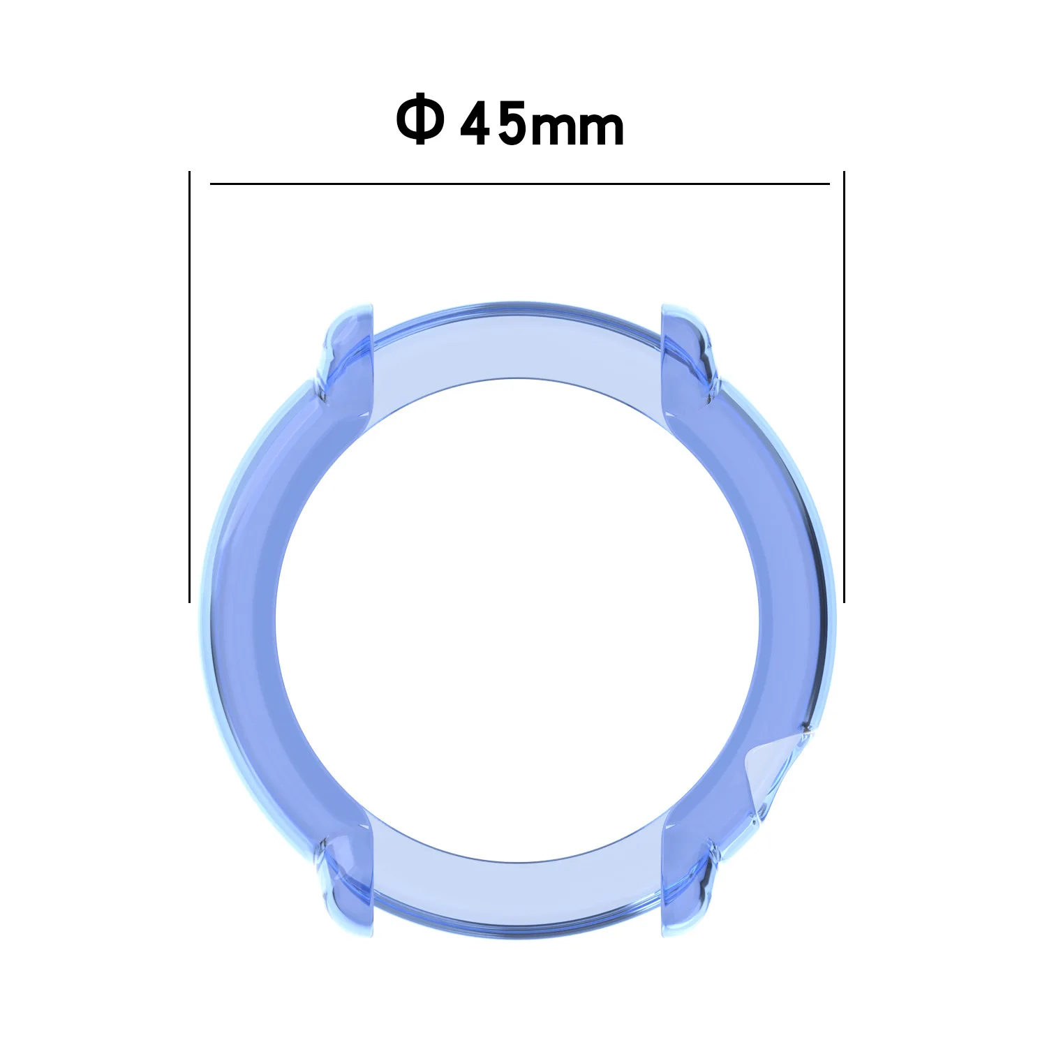 Armação de tela de vidro macio tpu, capa protetora de tela para polar ignite 2 watch ignite2 sport smartwatch, capa amortecedora protetora