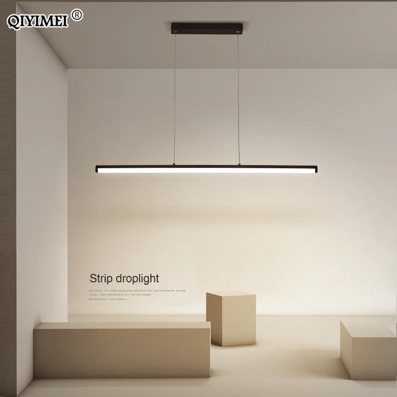 Modern Pendant Lights Minimalist LED Lighting Dimmable With Remote Control For Dining Living Study Room Cord Hanging Lamp Lustre