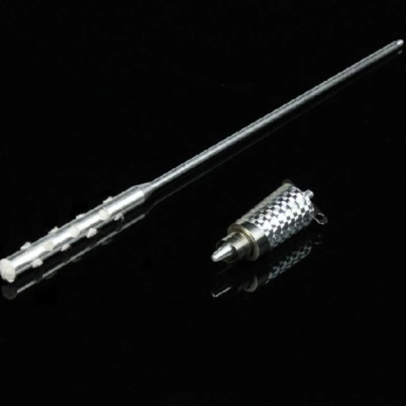 Fire Torch to Cane Silver Magic Tricks Magia Wand Fire Magic Wand Magician Stage Illusions Gimmick Props Accessoris