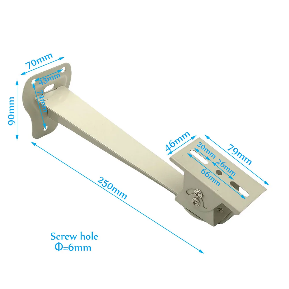 Metal Wall Ceiling Mount Stand CCTV Bracket with Adjustable Angles for Surveillance IP AHD Analog Camera Security System