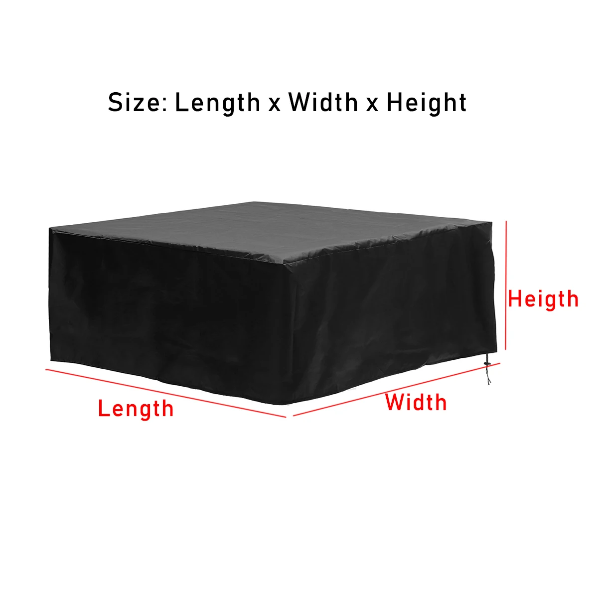 Universele Hot Tub Stofkap Cap Waterdicht UV Proof All-Weather Spa Cover Cap Protector Hotspring Sneeuw Regen Stofkappen