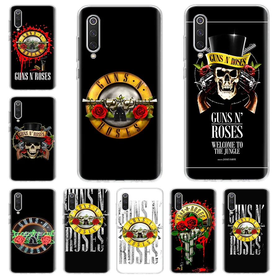 Guns N Roses Phone Case For Xiaomi Poco M3 M4 M5 M5S X3 GT X4 NFC X5 X6 Pro F5 F4 F3 F2 F1 Mi CC9 Note 10 Lite Cover Soft Capa S