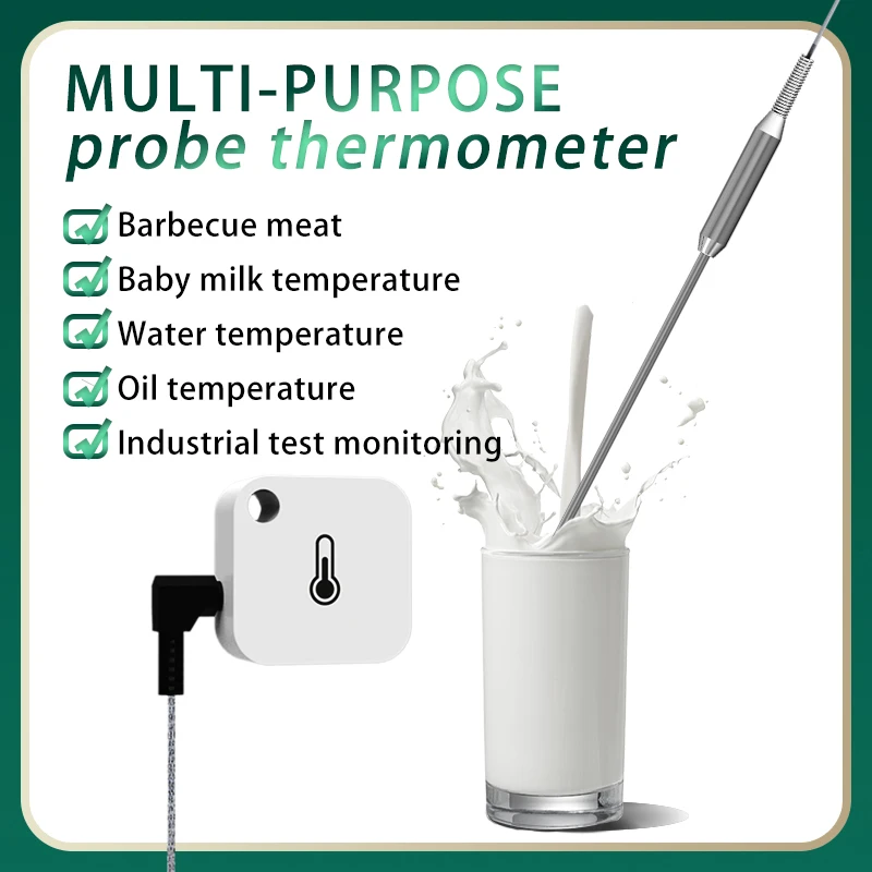 JAALEE JT-P termometro intelligente per carne cucina cottura termometro per caramelle per forno, Grill, cucina, barbecue, fumatore, girarrosto