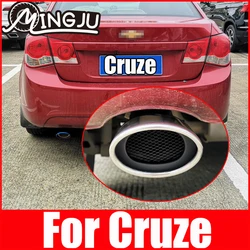 muffler Carbon Fiber stainless exhaust Tip For Chevrolet Cruze chevy cruz 1.6 2009 2010 2011 2013 2016 accessories parts