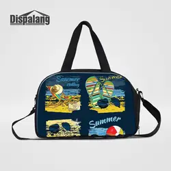 Dispalang Women Outdoor Travel Overnight Bags Personalized Custom Design Travel Duffels Men Crossbody Hand Luggage Weekender Bag