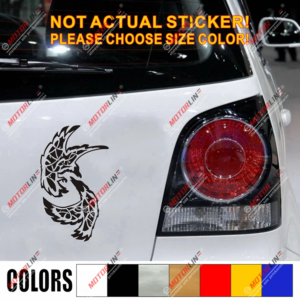 Huginn e muninn twin ravens decalque de vinil de carro norse odin pick size b