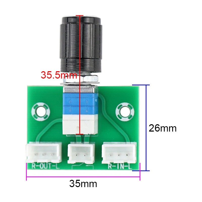 GHXAMP Amplifier Volume Adjustment Board 50K Potentiometer Knob Power Switch Sound Adjustment Control Amplifier speaker Board