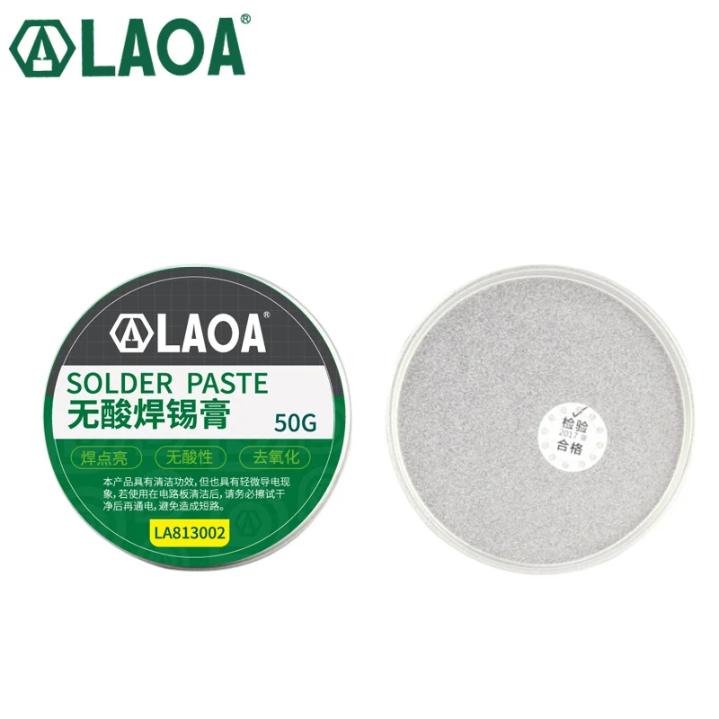 LAOA  Original No Acid SMD Soldering Paste Flux Grease SMT IC 10cc Repair Tool Solder PCB Free Shipping