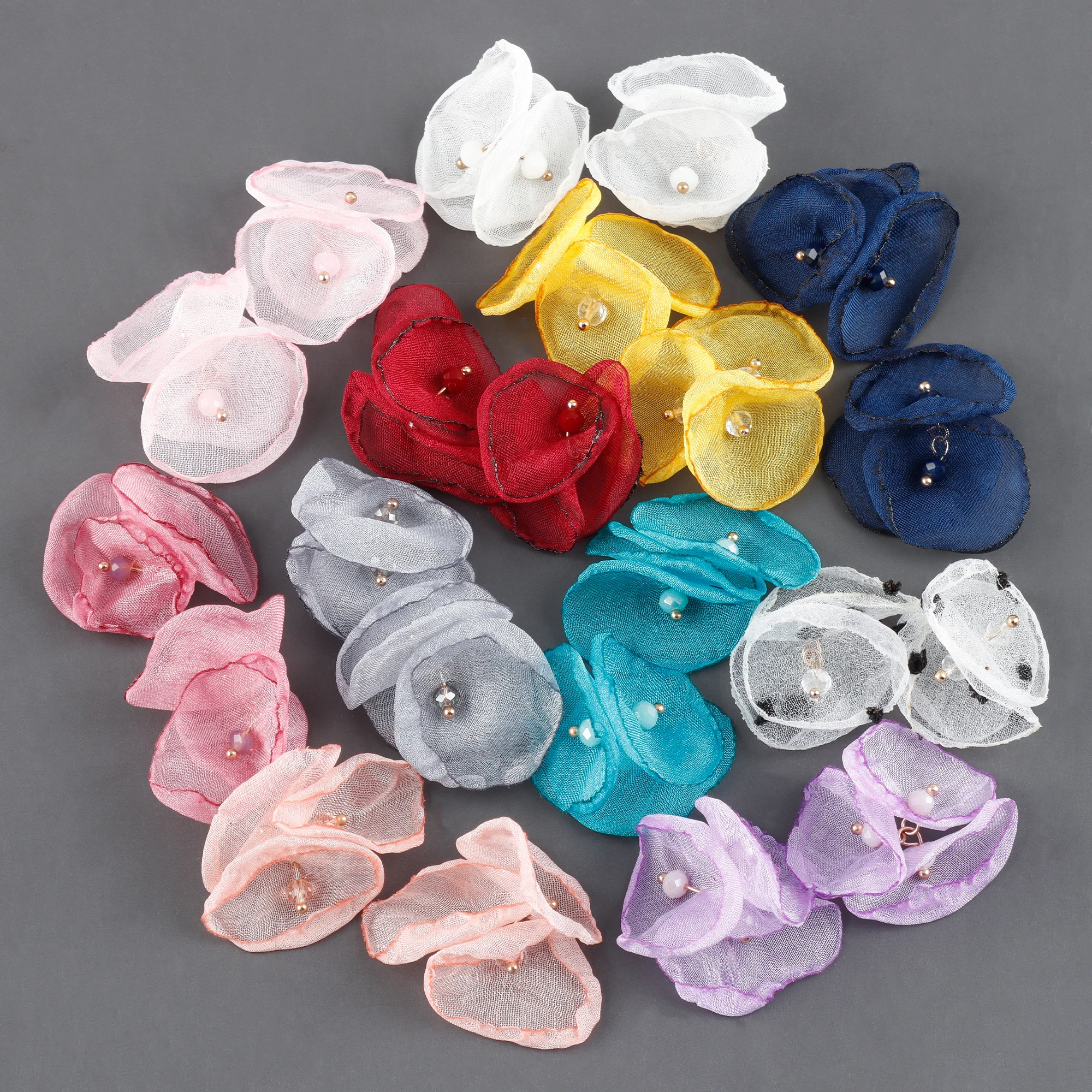 CHENGRUI  F160,  jewelry making, jewelry discovery, handmade,earring accessories, flower decoration, diy earrings, 10 pcs/batch