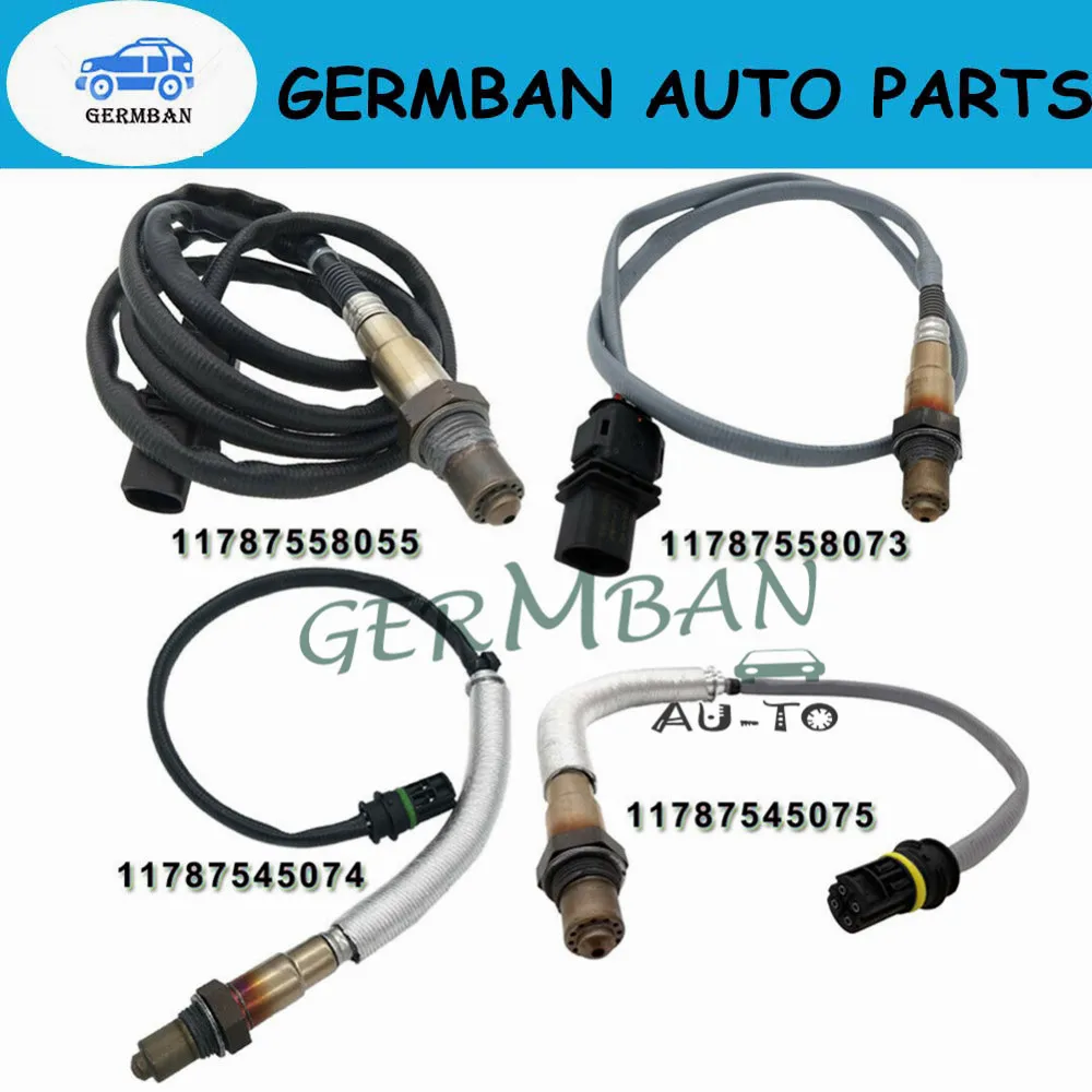 4pcs front&rear Lambda Oxygen O2 Sensor 11787558055 11787558073 11787569968 11787544655 for BMW E60 E61 E87E90 523I 530I  130I