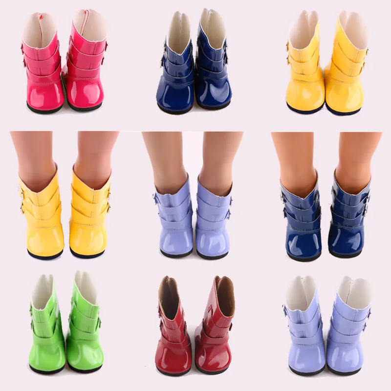 Rain Boots Rain Gear Shoes Fit 18 Inch America&43 Cm Born Baby Doll Clothes Accessories Our Generation Birthday Girl's Gift Toys