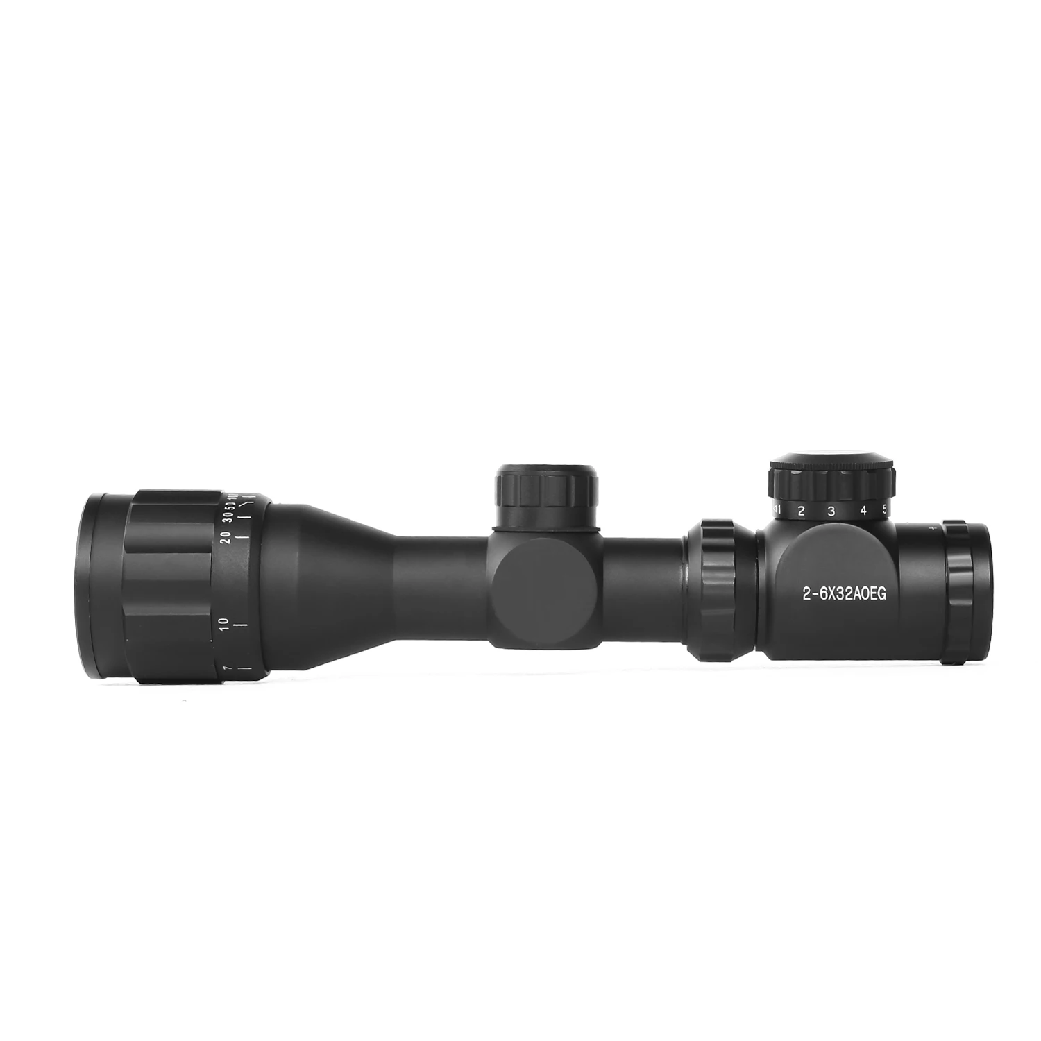 Imagem -03 - Suliko-riflescope de Caça Escopo Tático Rifle Óptica Airgun Visão Airsoft Luz Verde e Vermelha a 6x32 Aoeg