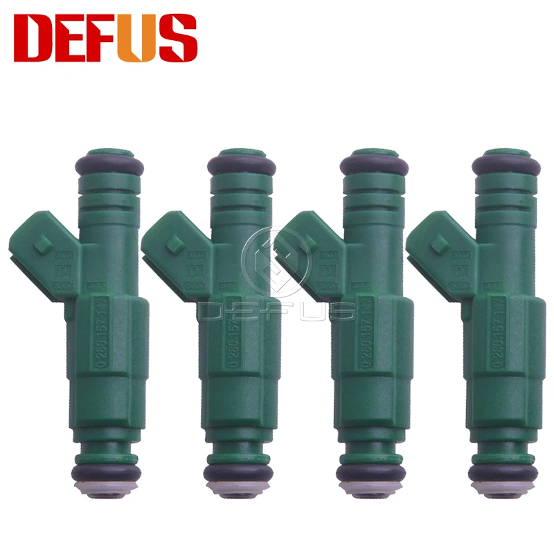 

DEFUS 4pcs Fuel Injector OE 0280157147 Nozzle For Honda CRV Ci vic Mk II 2.0L INjection Value Bico 0 280 157 147 Brand NEW Auto