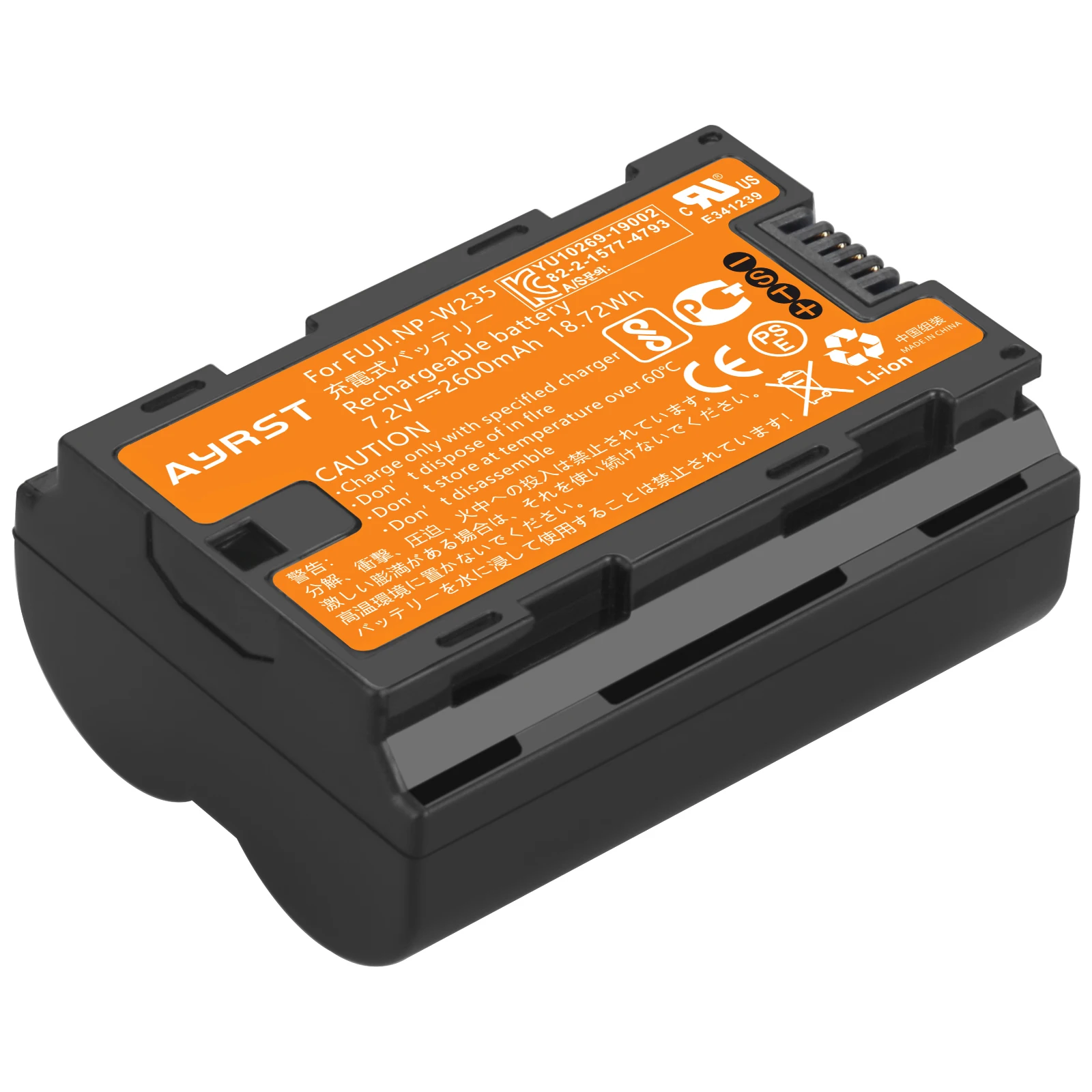 แบตเตอรี่สำรอง NP-W235 NPW235 W235 2ชิ้น2600mAh สำหรับ X-T4ฟูจิฟิล์มฟูจิกล้องดิจิตอล XT4