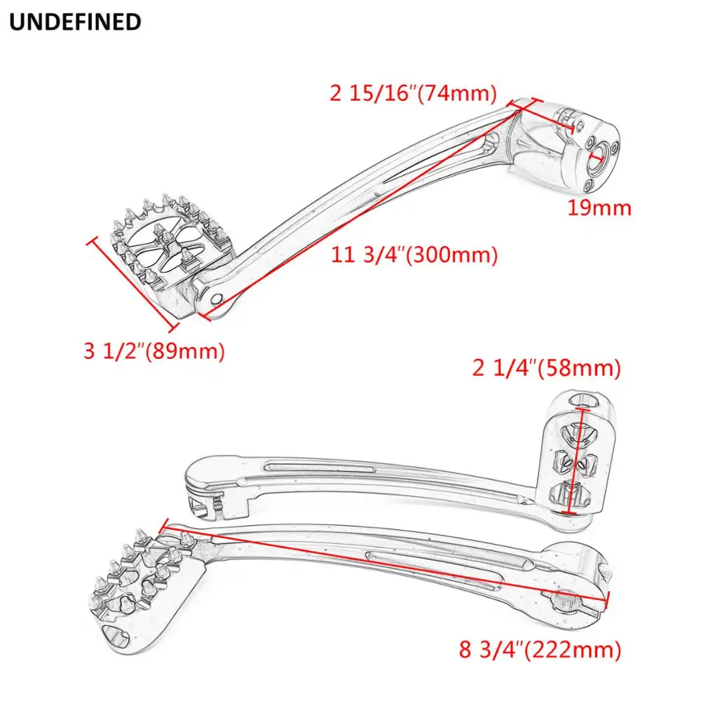 Motorcycle Brake Arm Kit MX Shift Lever Shifter Pegs for Harley Touring Street Electra Glide Road King FLHR FLHX Trike 2014-2020