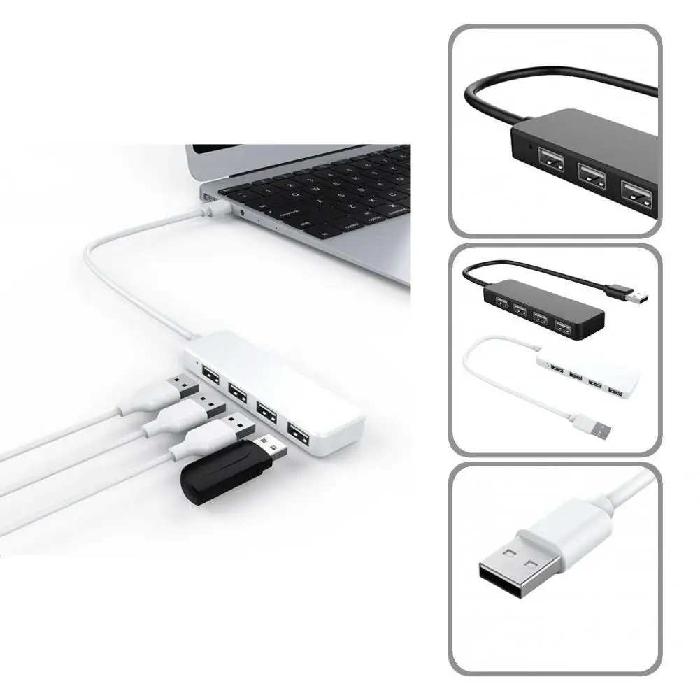 

USB Hub Durable 480Mbps USB2.0 Hub Splitter Adapter Multifunctional Low Power Consumption USB Splitter