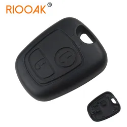 1pcs  Half a car shell Fob Cover Replacement 2B Remote Blank Cover Case For Peugeot 107 206 207 306 307 407 Citroen No Blade