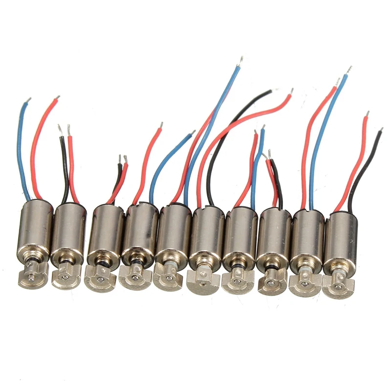 10PC DC 1.5-3V Micro 10x4x8mm cellulare vibratore motore a vibrazione Coreless per Kit motore a vibrazione SANYO