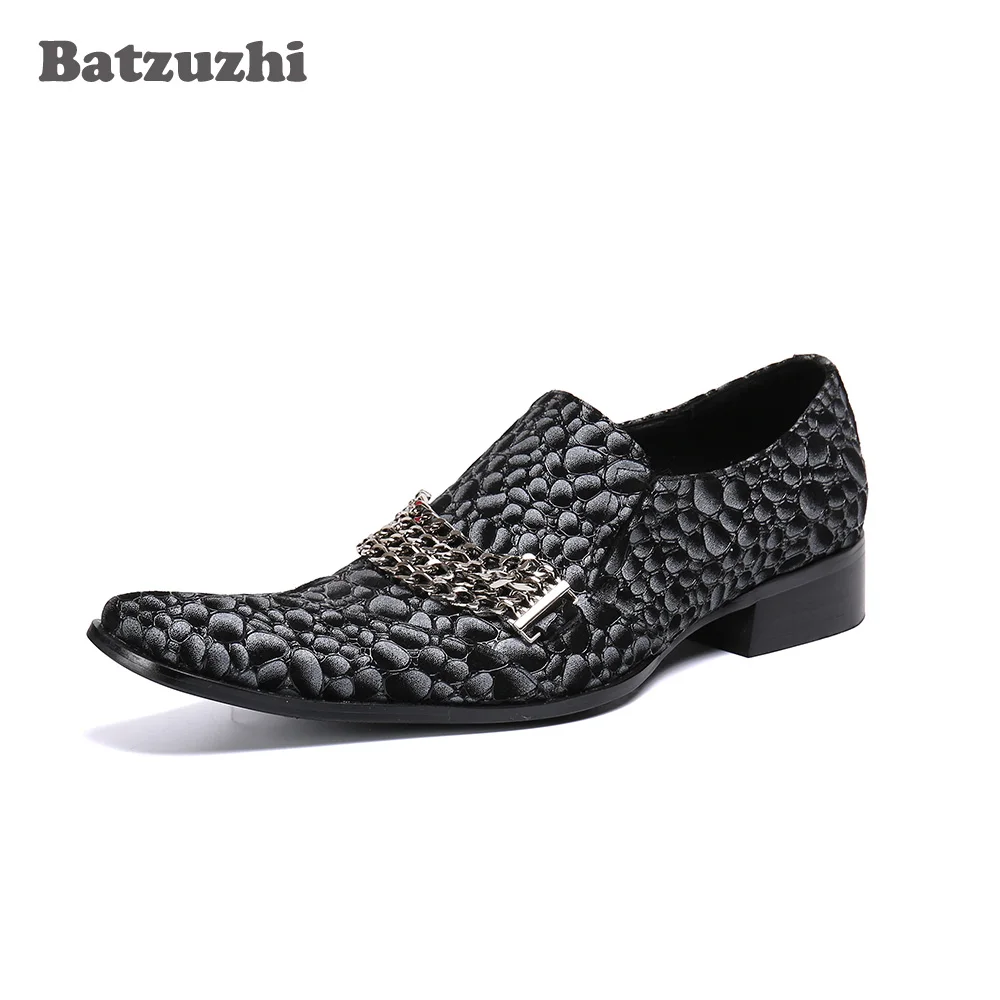 

Batzuzhi Luxury Handmade Men's Shoes Pointed Toe Leather Dress Shoes Men zapatos de hombre Formal Business/Party Shoes for Men