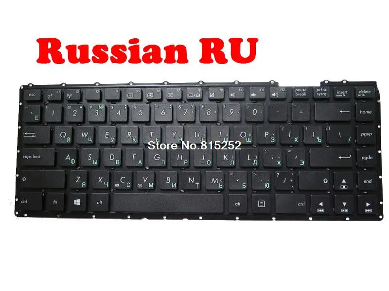 Laptop Keyboard For ASUS X403 X403MA X403SA Black without frame Russian RU/France FR/German GR