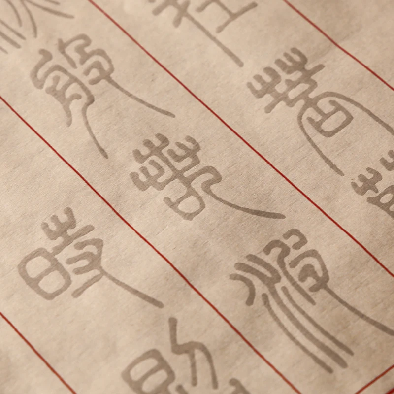 Chinese Calligraphy Copybook Beginner Heart Sutra Seal Script Practice Copy Papier Half Rice Xuan Paper Long Scroll Papel Arroz