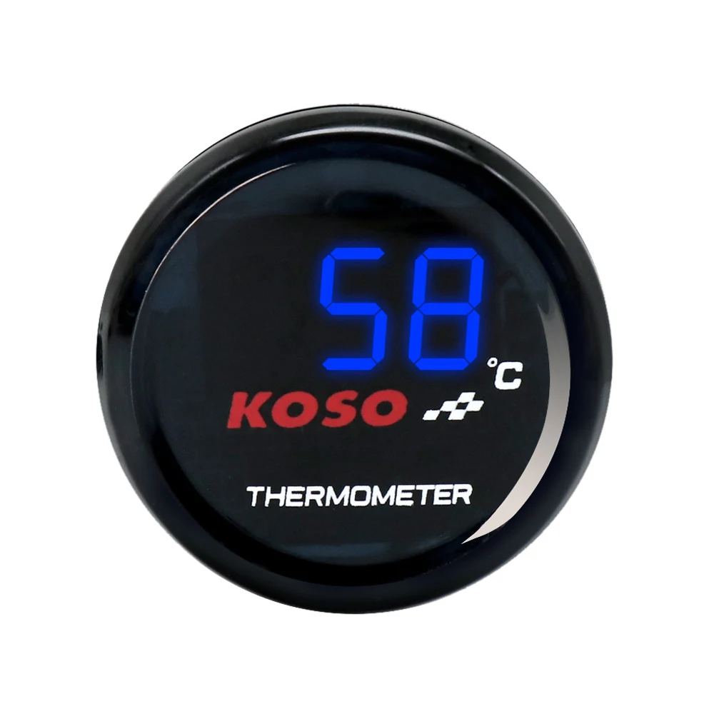 ZSDTRP Universele Koso 0 ° C-120 ° C Motorrijwiel Thermometer Instrumenten Watertemperatuurmeter Digitale displaymeter