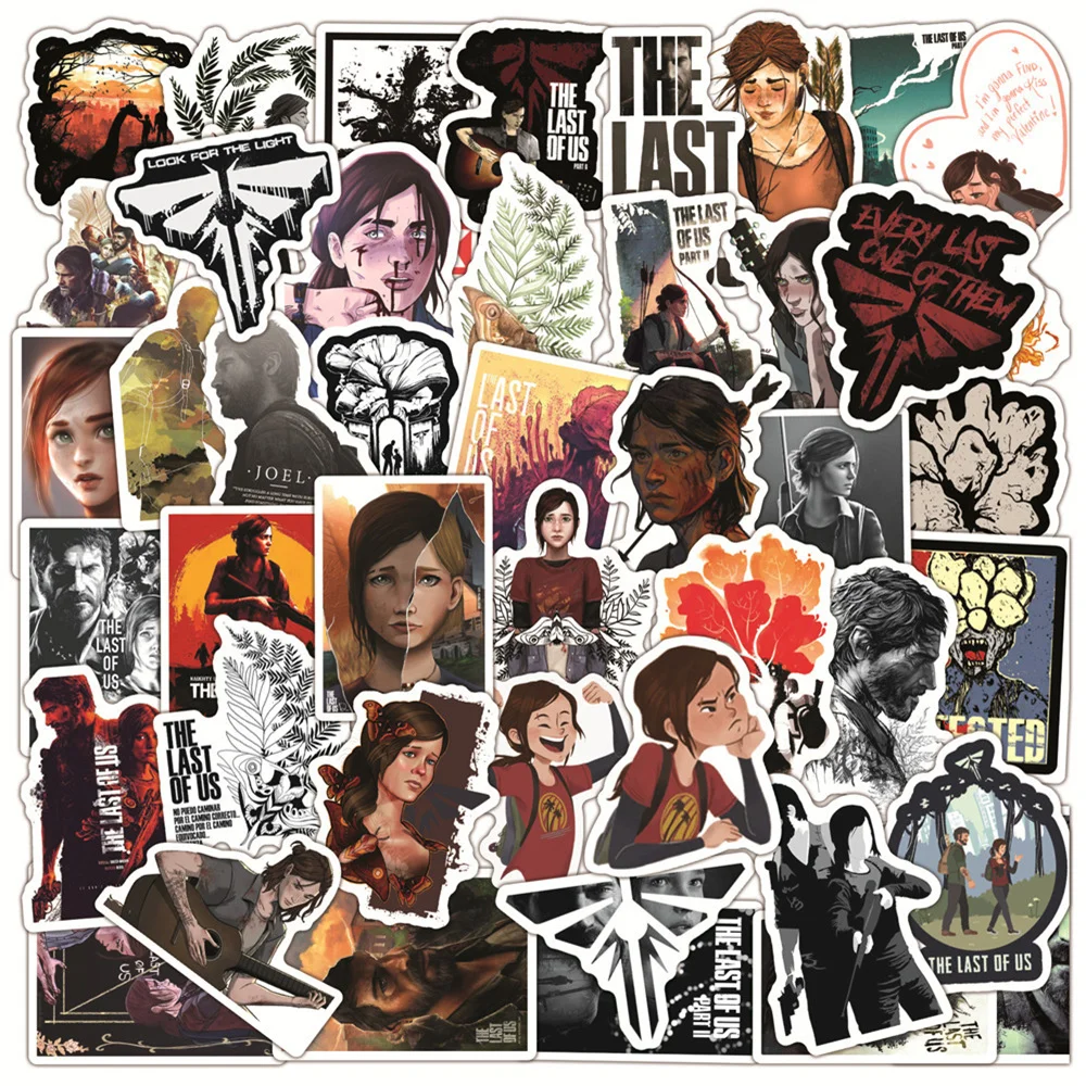 10/30/50PCS Disaster Games The Last of Us Graffiti Waterproof Stickers Luggage Laptop iPad Classic Toys Stickers Wholesale