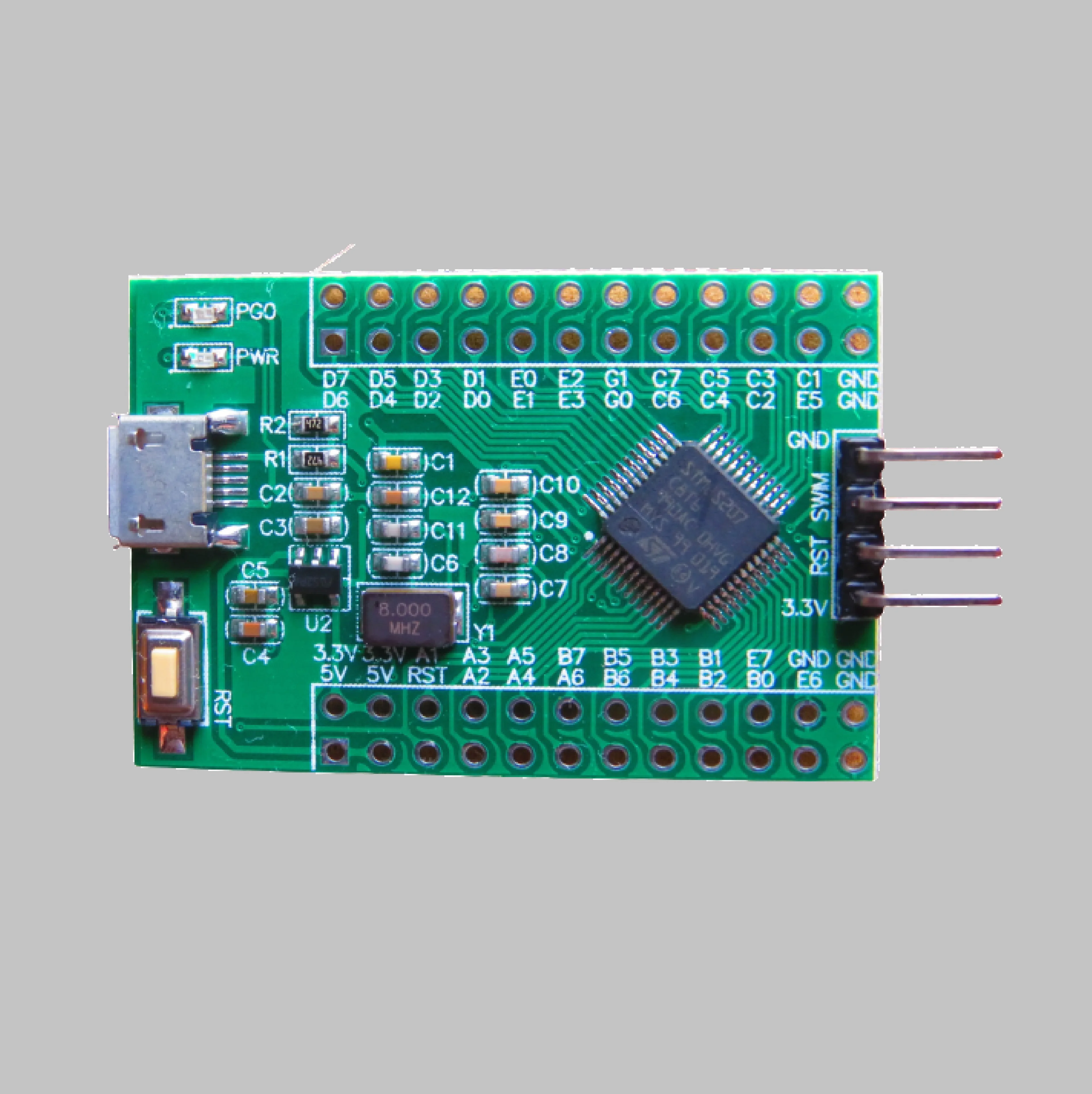 Stm8s207c8t6 Core Board Promotion Lqfp32 Minimum System K6 New Product Evaluation and Development Board Electronic Design