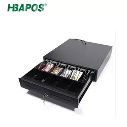 Cash drawer RJ11 3-position key lock Auto Cash Drawer money box POS Cash Drawer 5 bill tray 5 coin tray Cash Box Classify Store