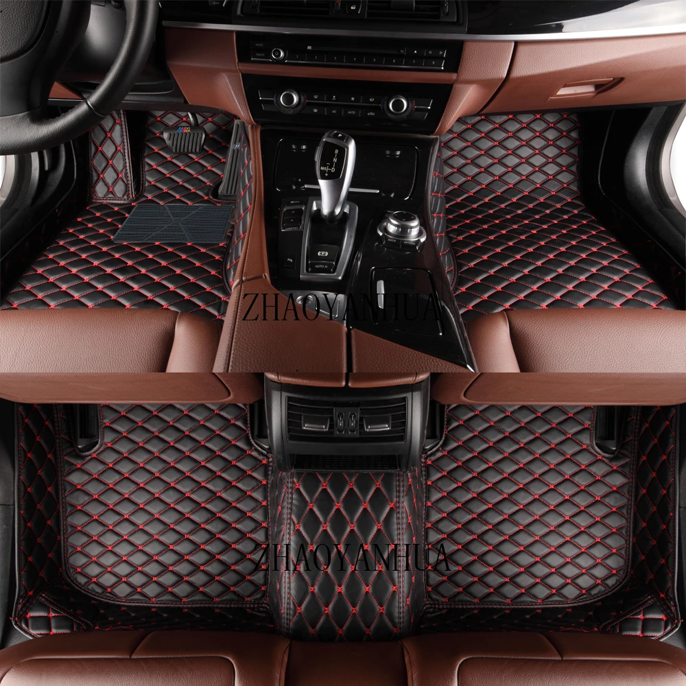 

Custom LHD/RHD Waterproof Anti-dirty Leather Car Floor Mats For BMW X1 f48 f49 2014-2017 E84 2008-2016 2016-2021-NOW Car Accesso