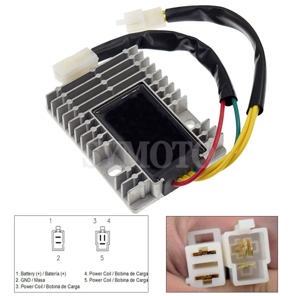 Für KYMCO Downtown 125i 200i 300i Menschen 250 300 DINK 200 EU3i Venox 250 Film 125i 150i Motorrad Spannungsreglergleichrichter