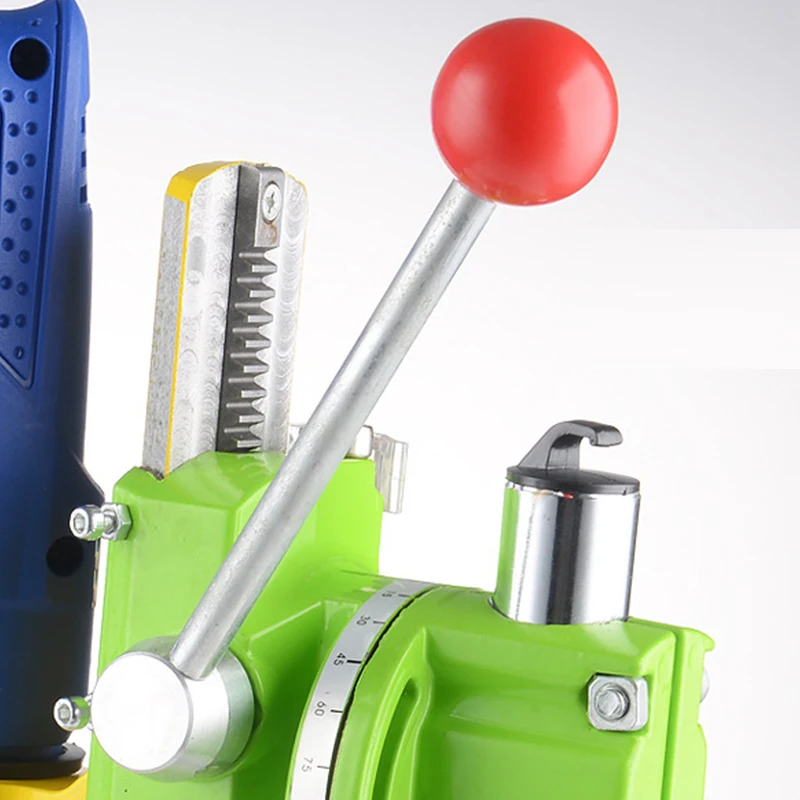 Miniq BG6117 Bankje Boor Stand/Druk Mini Elektrische Boor Carrier Beugel 90 Graden Roterende Vaste Frame Werkbank Klem