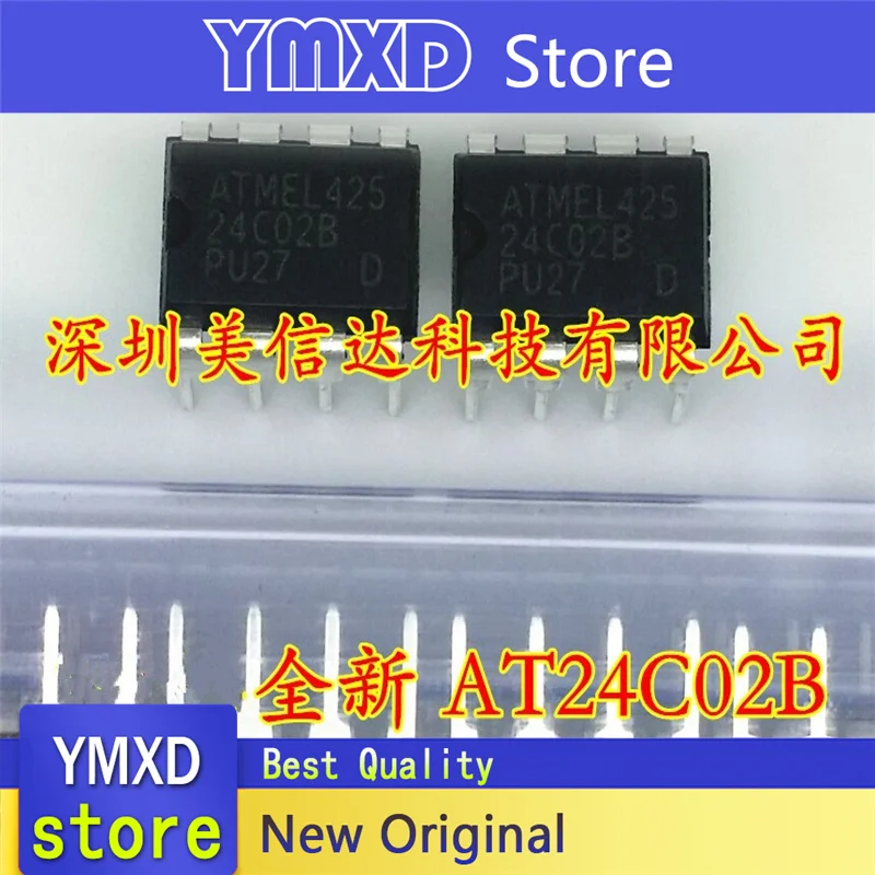 

10pcs/lot New Original 10pcs/lot New Original 24C02B AT24C02B memory in-line DIP-8 In Stock