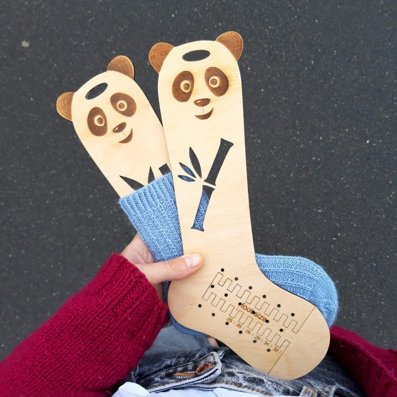 2 stücke Holz Anfänger Socke Blocker Stretchers Strumpf Display Handgemachte Socken Stricken Werkzeuge Handwerk Geschenk Für Strickerinnen