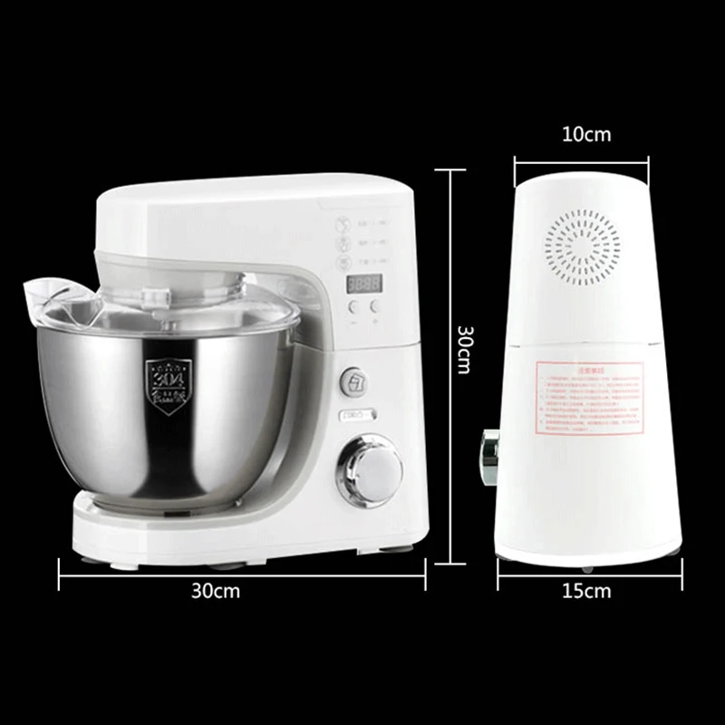 Máquina de cozinhar com suporte automático, liquidificador de alimentos, massa, coqueteleira, ovo, 220 v, 5l