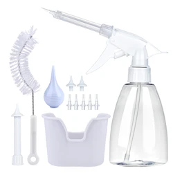 Kit de limpieza de riego de oídos para adultos y niños, Kit de eliminación de cera de oído, jeringa de lavado de oídos, Bombilla exprimible, removedor de cera para el cuidado del oído, 300ML