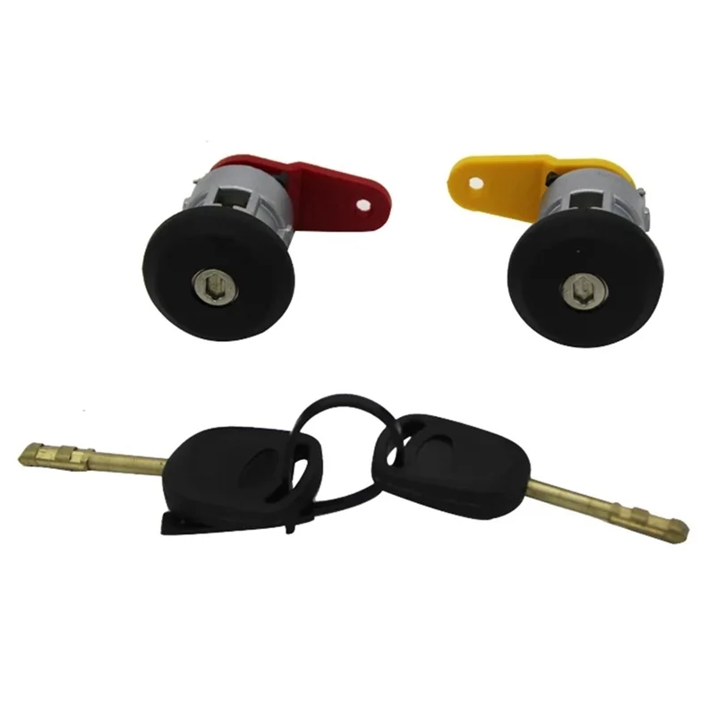 Car Left and Right Ignition Switch Door Lock Start Switch Car Door Lock for Ford Fiesta COURIER ESCORT KA 1995-1999