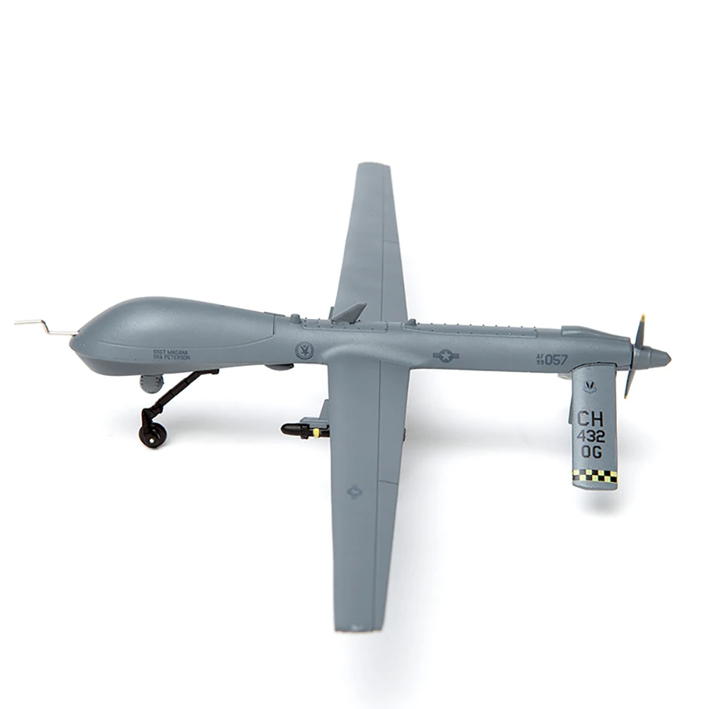 1/72 MQ-1 Predator UAV Model USA Air Force Fighter Unmanned Reconnaissance Attack Air Vehicle for Collection Decoration