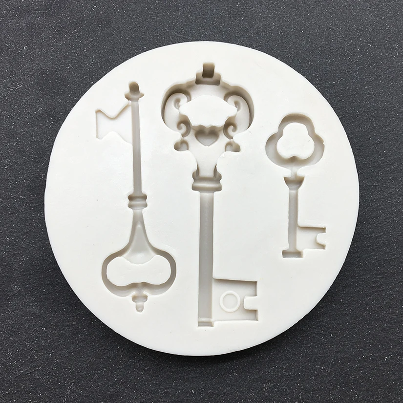 Key Silicone Mold Fondant Chocolate Sugarcraft Mould Cake Decorating Tools - view 6