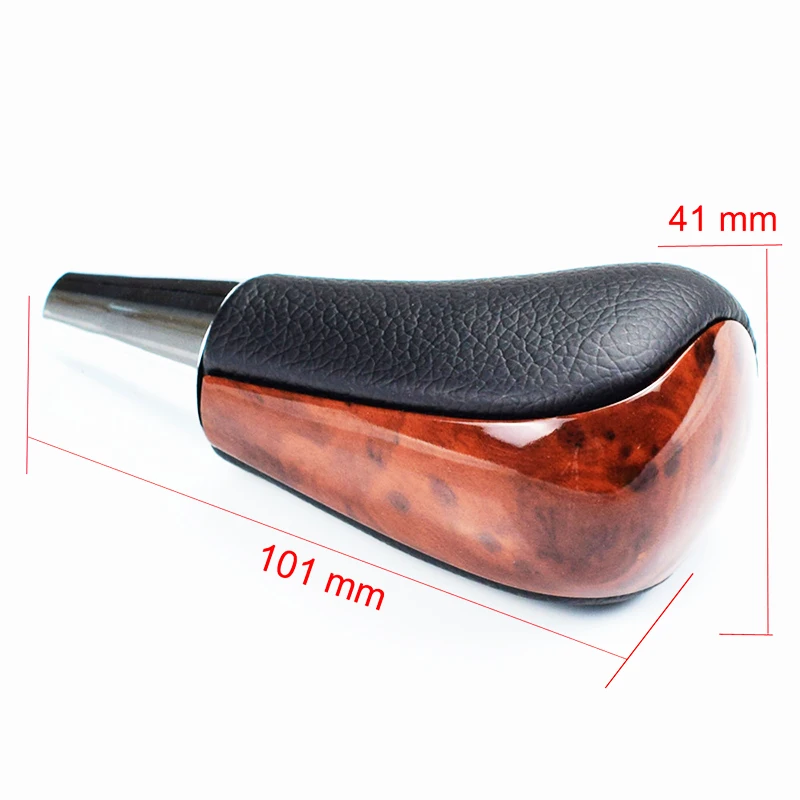 

Wooden Color Manual Shift Lever Knob Handball Leather Car Gear Stick Shift Knob For TOYOTA CAMRY Harrier Fortuner Crown
