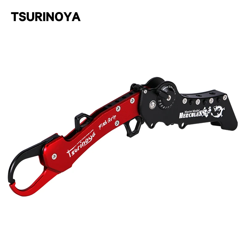 TSURINOYA Fishing Gripper HERCULES Portable Multi-purpose Fish-lip Gripper Foldable Fish Clamp Aluminum Alloy Fish Contoller