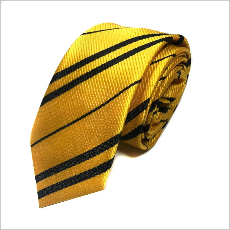 Necktie Magic College Badge Costume Accessories Harris Halloween Cosplay Lovely Costume Solid Color Tie Prop Twill Casual