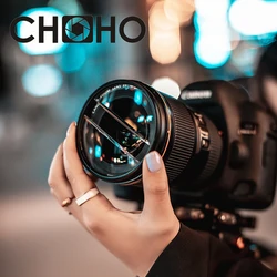 77mm Blur Effects Camera Filter DSLR Photography Foreground Special Filter Double Half Moon Variable Prism Lens DSLR Accessories