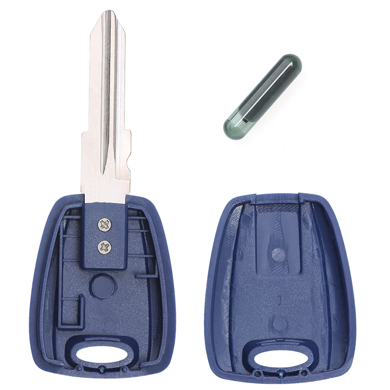 KEYECU Ongesneden Ontsteking Transponder Autosleutel Met SIP22/GT15R Blade ID48 Chip voor Fiat Bravo Punto Ducato Doblo Stilo 1999-2006